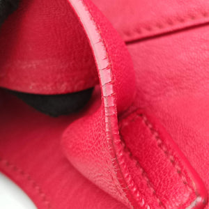 Secondhand Yves Saint Laurent Cabas ChYc Red Leather 279079 handbag | stylenewstar