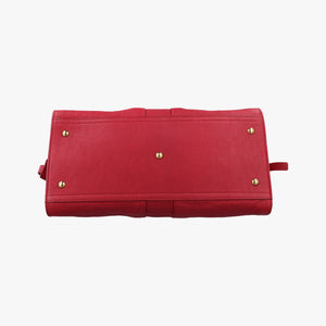 Secondhand Yves Saint Laurent Cabas ChYc Red Leather 279079 handbag | stylenewstar