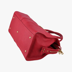 Secondhand Yves Saint Laurent Cabas ChYc Red Leather 279079 handbag | stylenewstar