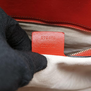 Pre-owned Gucci Emily Red Leather 295403 shoulderbag | stylenewstar