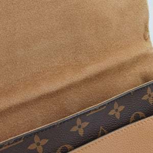 Pre-owned Louis Vuitton MARIGNAN Brown×Sesae Monogram Canvas×calf leather M44257 shoulderbag | stylenewstar