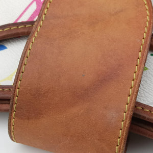 Pre-owned Louis Vuitton ANNIE GM white Monogram Multicolor M40303 shoulderbag | stylenewstar