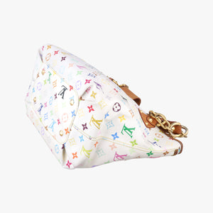 Pre-owned Louis Vuitton ANNIE GM white Monogram Multicolor M40303 shoulderbag | stylenewstar