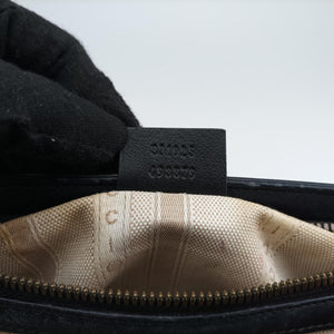 Pre-owned Gucci Bright Bit Black Patent 371925 handbag | stylenewstar