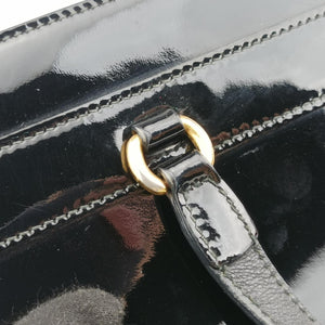 Pre-owned Gucci Bright Bit Black Patent 371925 handbag | stylenewstar