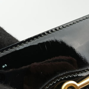 Pre-owned Gucci Bright Bit Black Patent 371925 handbag | stylenewstar