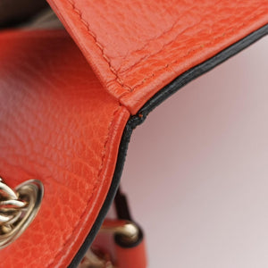 Pre-owned Gucci Interlocking G Orange Leather 510304 shoulderbag | stylenewstar