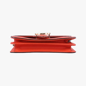 Pre-owned Gucci Interlocking G Orange Leather 510304 shoulderbag | stylenewstar