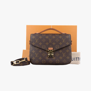 Pre-owned Louis Vuitton Pochette Metis MM Brown Monogram Canvas M44875 shoulderbag | stylenewstar