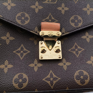Pre-owned Louis Vuitton Pochette Metis MM Brown Monogram Canvas M44875 shoulderbag | stylenewstar