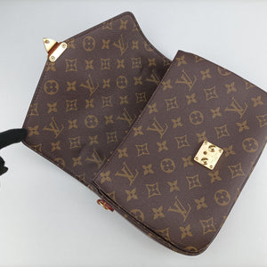 Pre-owned Louis Vuitton Pochette Metis MM Brown Monogram Canvas M44875 shoulderbag | stylenewstar