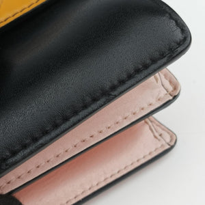 Pre-owned Fendi Kan I Black Leather 8M0381 shoulderbag | stylenewstar