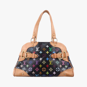 Pre-owned Louis Vuitton CLAUDIA Noir Monogram Multicolor M40194 handbag | stylenewstar
