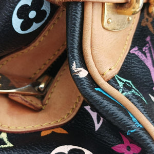 Pre-owned Louis Vuitton CLAUDIA Noir Monogram Multicolor M40194 handbag | stylenewstar