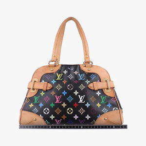 Pre-owned Louis Vuitton CLAUDIA Noir Monogram Multicolor M40194 handbag | stylenewstar