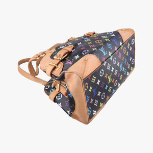 Pre-owned Louis Vuitton CLAUDIA Noir Monogram Multicolor M40194 handbag | stylenewstar