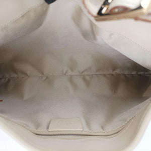 Pre-owned Gucci Jackie Ivory × Beige canvas×leather 001.40 handbag | stylenewstar
