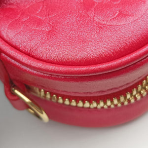 Pre-owned Louis Vuitton Heart on Chain Red Lambskin M80837 shoulderbag | stylenewstar