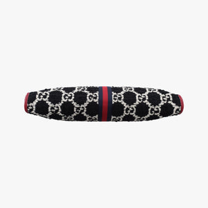 Vintage Gucci Rajah Black × Red × Multi tweed × leather 537219 shoulderbag | stylenewstar