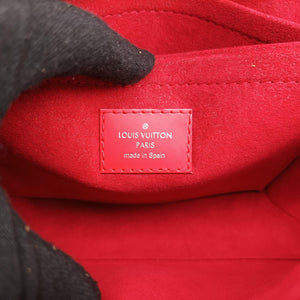 Pre-owned Louis Vuitton SAINT MICHEL Brown×COQUELICOT Monogram Canvas×epi M44031 shoulderbag | stylenewstar
