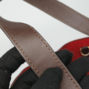 Secondhand Louis Vuitton HAMPSTEAD MM EBENE Damier Canvas N51204 handbag | stylenewstar