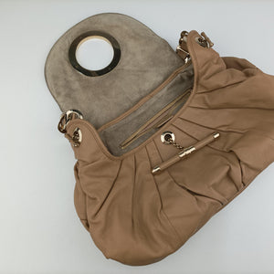Pre-owned Christian Dior Jazz Club Beige leather shoulderbag | stylenewstar