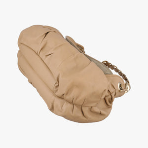 Pre-owned Christian Dior Jazz Club Beige leather shoulderbag | stylenewstar