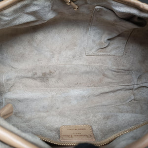 Pre-owned Christian Dior Jazz Club Beige leather shoulderbag | stylenewstar