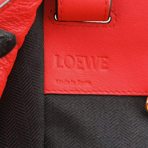 Pre-owned Loewe Hammock Red Leather shoulderbag | stylenewstar