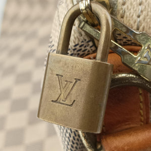 Vintage Louis Vuitton Speedy 35 AZUR Damier Canvas N41535 shoulderbag | stylenewstar