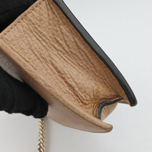 Pre-owned Gucci Interlocking G Beige Leather 510314 shoulderbag | stylenewstar