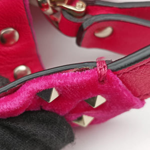 Vintage Valentino Rockstud Red Velvet bum bag/waist bag | stylenewstar