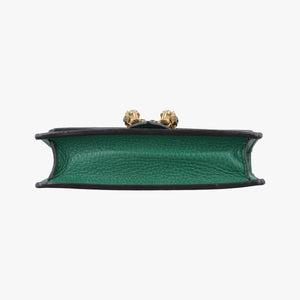 Pre-owned Gucci Dionysus Green Leather 476432 shoulderbag | stylenewstar