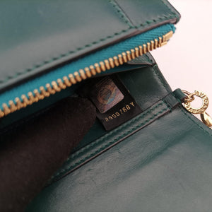 Secondhand Bvlgari SERPENTI FOREVER Green Leather shoulderbag | stylenewstar
