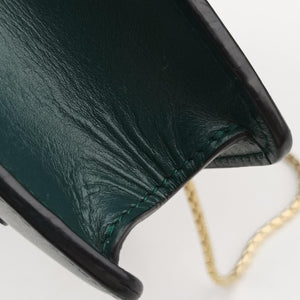 Secondhand Bvlgari SERPENTI FOREVER Green Leather shoulderbag | stylenewstar