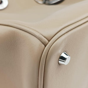 Pre-owned Christian Dior Diorissimo Beige Leather shoulderbag | stylenewstar