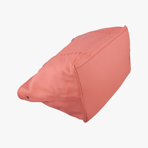 Pre-owned Bottega Veneta Intrecciato Coral Pink Lambskin shoulderbag | stylenewstar
