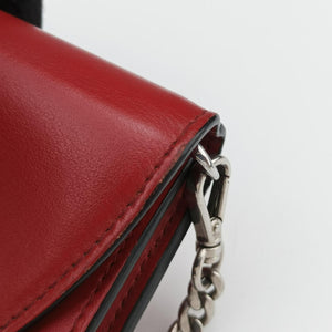 Secondhand Prada Elektra Studded Red Leather IDH061 shoulderbag | stylenewstar