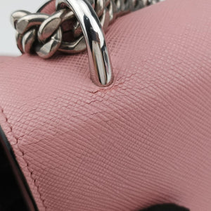 Pre-owned Prada Sound Lock Pink SAFFIANO Leather 1BD034 shoulderbag | stylenewstar
