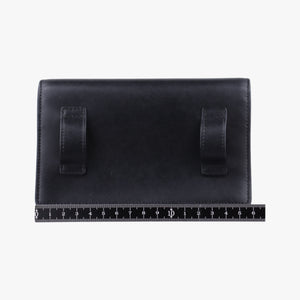 Pre-owned Fendi F is Black Leather 8BM005 bum bag/waist bag | stylenewstar