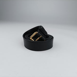Pre-owned Fendi F is Black Leather 8BM005 bum bag/waist bag | stylenewstar