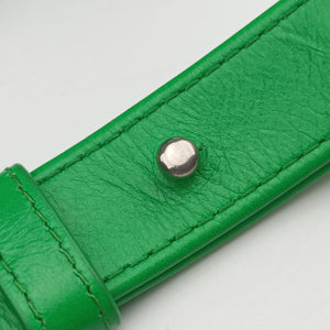 Pre-owned Bottega Veneta candy cassette Green Leather shoulderbag | stylenewstar
