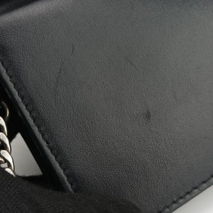 Pre-owned Prada Elektra Studded Black Leather IDH061 shoulderbag | stylenewstar