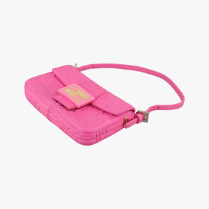 Vintage Fendi BAGUETTE Rose Leather 8BK060 shoulderbag | stylenewstar