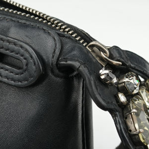 Pre-owned Fendi By the Way Black Leather 8BL135 shoulderbag | stylenewstar