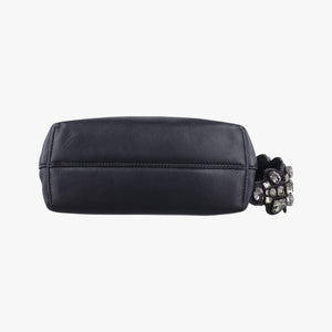 Pre-owned Fendi By the Way Black Leather 8BL135 shoulderbag | stylenewstar