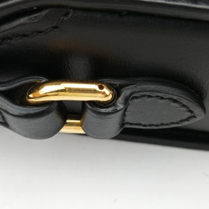 Vintage Gucci Horsebit 1955 Black Leather 625615 shoulderbag | stylenewstar