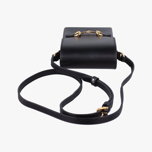 Vintage Gucci Horsebit 1955 Black Leather 625615 shoulderbag | stylenewstar