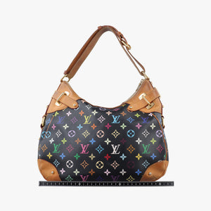 Pre-owned Louis Vuitton GRETA Noir Monogram Multicolor M40196 shoulderbag | stylenewstar