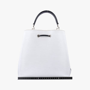 Vintage Louis Vuitton NeoNoe White × Black Epi M53371 shoulderbag | stylenewstar